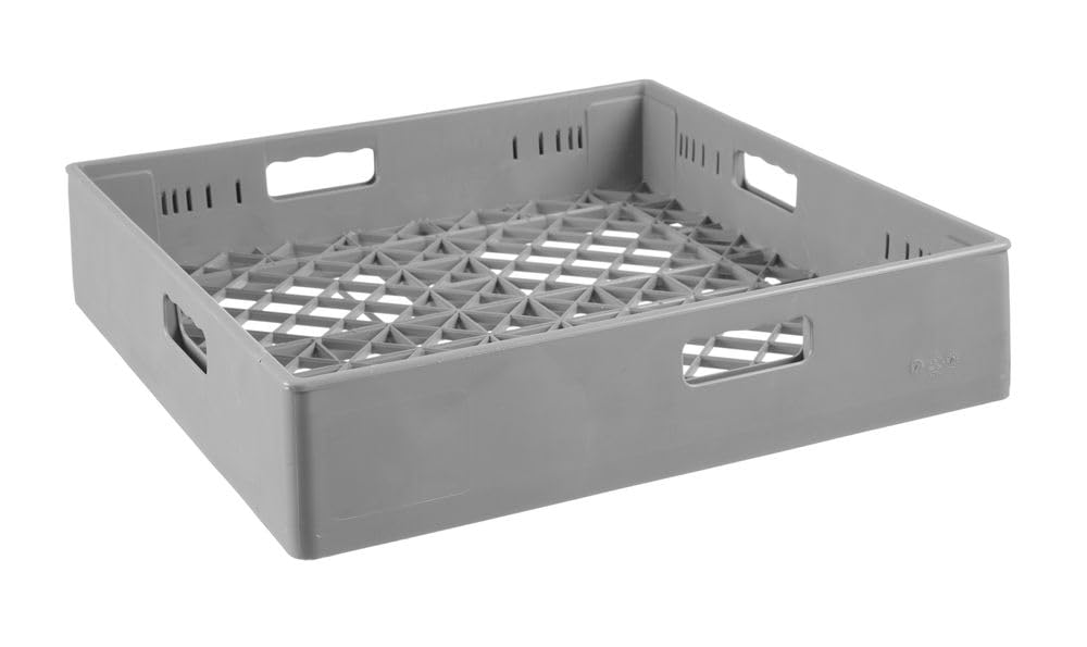 HENDI Lavavajillas industrial, para cestas 50x50cm, con control electrónico, máquina lavaplatos lavavasos lavacopas, 230V, 3600W, 570x600x(H)830mm, acero inoxidable