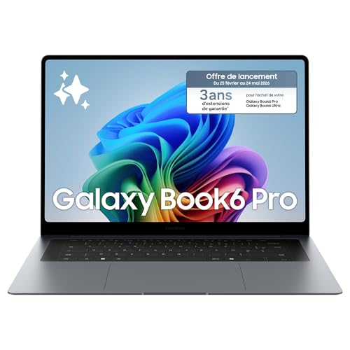Galaxy Book6 Pro 16 Ecran tactile Copilot+ Intel Core Ultra 5 RAM SSD - vue 4
