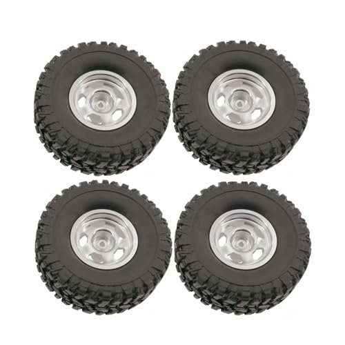 Pneu RC WPL MN anti patinage avec jante métal 67mm pour réparer les roues usées
