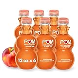 POM Wonderful Antioxidant Super Tea, Pomegranate Peach Passion White Tea, 12 Ounce (Pack of 6 Bottles)
