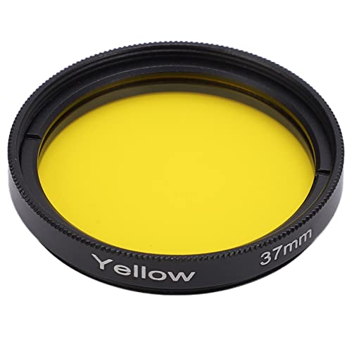 Filtre objectif 37 mm jaune avec boîte rigide incluse - 2