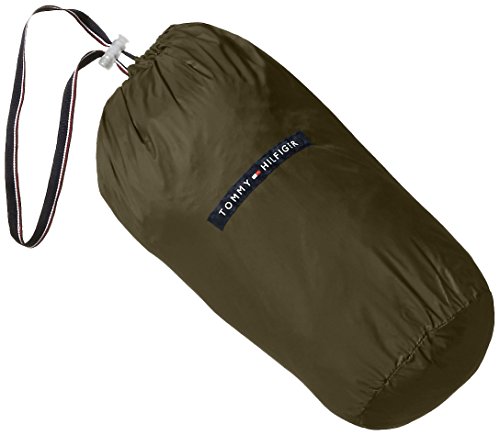 Tommy Hilfiger Men's Lightweight Water Resistant Packable Down Puffer Jacket (Standard and Big & Tall), Olive, 2X-Large Tall4