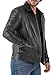 Jild Classic Shirt Collar Leather Jacket Men - John Wick Style Real Lambskin Mens Leather Jacket (John.W-Blk-XL)