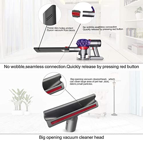 Image of Club Bollywood Dust Brush Attachment Adapter Fit for Dyson Vacuum Cleaner V7 V8 V10 V11 | Household Supplies & Cleaning | Vacuum Parts & Accessories| Vacuum Parts & Accessories