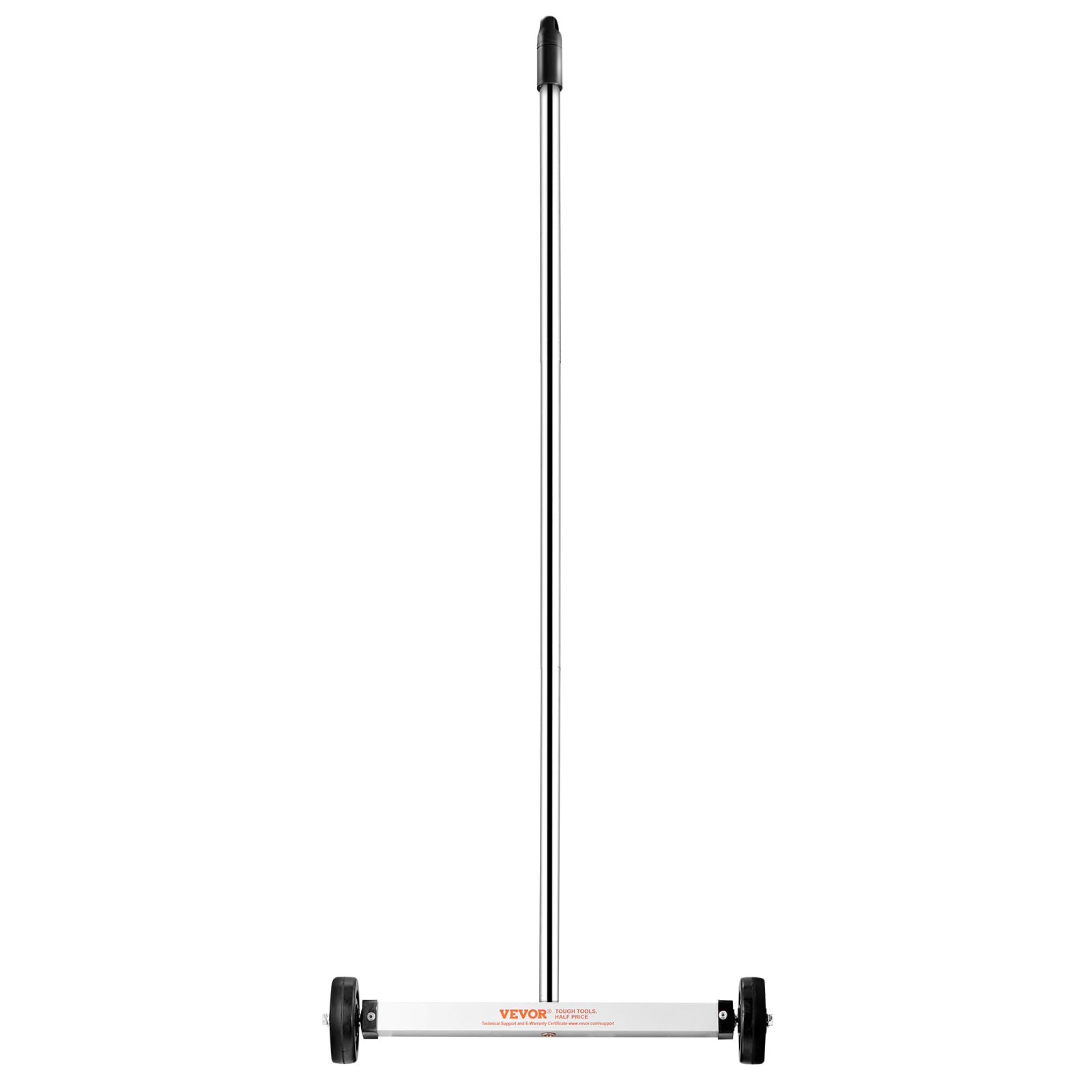VEVOR Spazzatrice Magnetica con Ruote 38cm Capacità max. 3,6kg, Strumento di Raccolta Magnetico Estensibile, Maniglia Regolabile, Spazzatrice Magnetica Raccogliere Chiodi Viti da Officina Garage