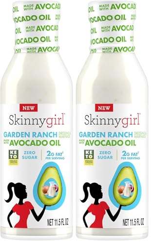 Image of Skinnygirl Sugar Free Gluten Free Avocado Oil Salad Dressing, Garden Ranch, 11.5 Ounce (Pack of 2)