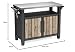 Koll Living Grilltisch UNITY XL | Servicetisch in Holzoptik Pinie | 298 Liter | mit Edelstahlplatte, Türen, Ablagefläche, Aufhängungen, Küchenrollenhalter, Rollen und Griff | UV- & witterungsbeständig
