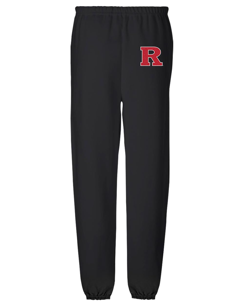 LOGOVISION Rutgers University Primary Logo Mens Jogger Sweatpants, Black, X-Large