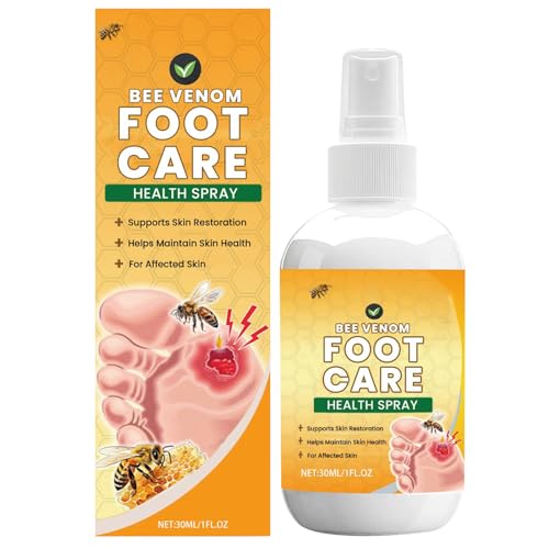 Spray para pies, 30 ml, spray hidratante para el cuidado de piernas y pies, solución hidratante para piernas, producto de reparación para pies en casa y deportes