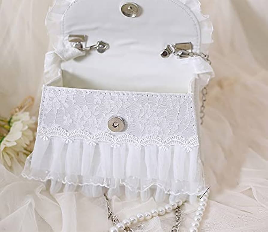 Amazon | [UpdateClassic] ロリータ風カバン 花嫁風 レース
