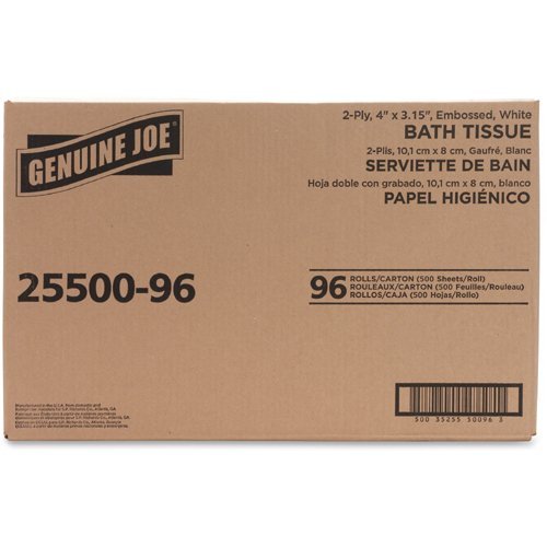Miniatura 4 de Genuine Joe - Rollos de papel de baño estándar de 2 capas GJO2550096