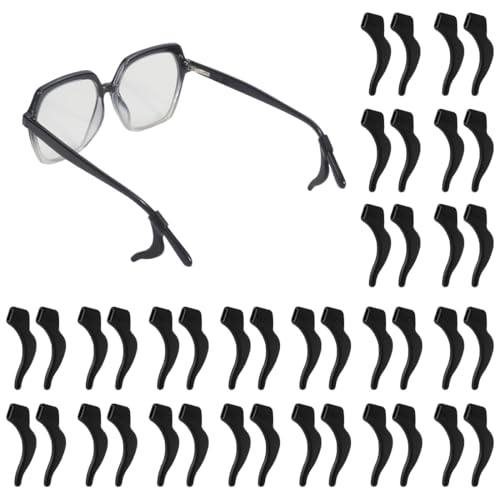 COYUN 20 Pares de Gafas Ganchos de Orejas, Sujeta Gafas, Retenedores de Gafas, Patillas Gafas Silicona, Soporte Antideslizante para Gafas, Ganchos Universales de Silicona, para Gafas, Gafas de Lectura