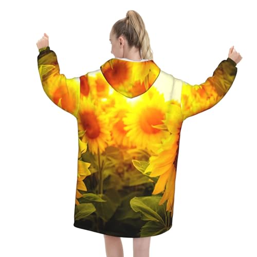 Couverture portable tournesol pour vos soirées cocooning sur le canapé