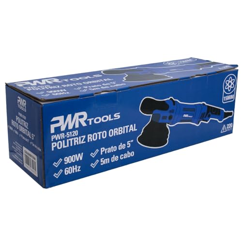 Politriz Roto Orbital 5' - 15mm - 900W - PWR Tools PWR -5120 110V