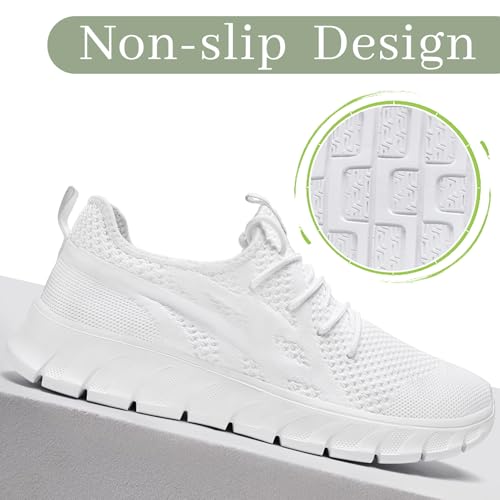 Image of Running Shoes for Women Slip On Tennis Walking Sneakers Sport Fashion Casual Workout Gym Athletic Hiking Nurse Non Slip Lightweight Breathable Trainers