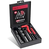 Kolvoii M10×1.0 Helicoil Thread Repair Kit, Metric Helicoil Kit, HSS Drill Bit, Tap & Thread Inserts – Automotive Engine, Spark Plug & Industrial Machinery Rethreading Tool