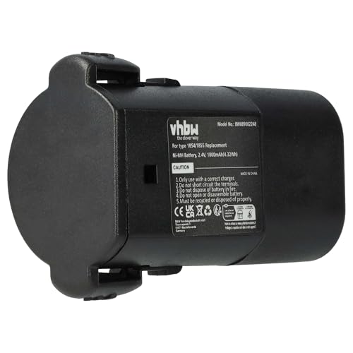 vhbw 1x Akku kompatibel mit Moser Arco 1854 Serie Schermaschine (1800 mAh, 2,4 V, NiMH)