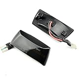 Potencia: 3W GHC Barras de luz Conducido dinámicas convierten la luz del Intermitente Lateral Fender Marcador secuencial Intermitente for O-p-e-l Astra H MK5 Insignias Zafira Corsa D MK4 Meriva Adam