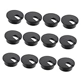 Facile à installer : il suffit d'aligner le couvercle avec l'ouverture du trou de taille appropriée et de pousser l'ensemble du couvercle dans le trou, le passe-câble, le cache-trou du cordon