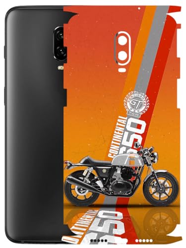Image of AtOdds - Full Body Back Screen Guard Protector Film - Lamination Wrap Skin Sticker Compatible with ONEPLUS 6T | Scratchproof Matte Finish (Bullet)