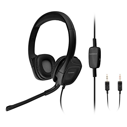 Plantronics Audio 355 Multimedia Headset Black (Certified Refurbished)