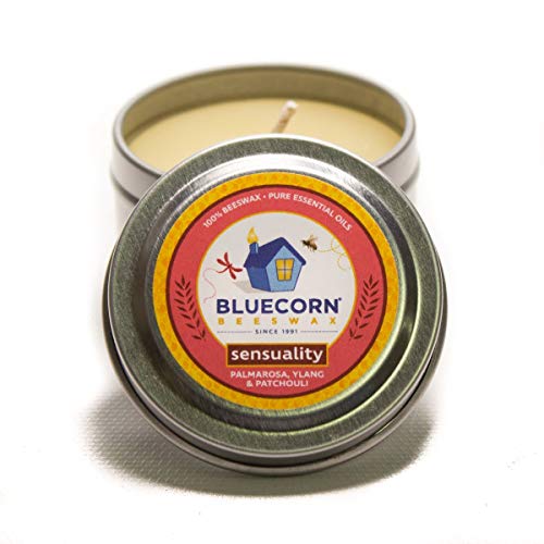 Bluecorn Beeswax Aromatherapy Beeswax Travel Tin (6oz, Sensuality)