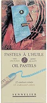 Sennelier Artists Oil Pastels - Set of 12 x Iridescent