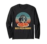Funny Dog loves Pizza as a treat & Snack Vintage