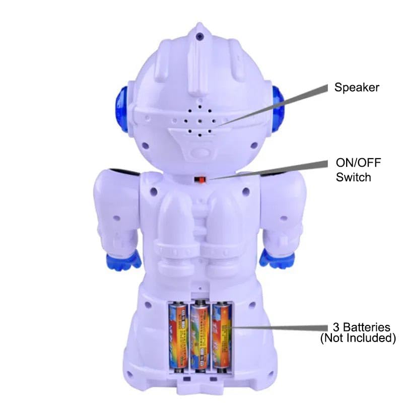Braintastic Intelligent Smart Learning Robot, 360 Degree Dancing Toy, 3D Lights & Music with Functions Like English Learning, Storytelling, Nursery Rhymes etc for 3+yrs Kids 2