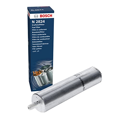 Bosch N2824 Filtro Diesel para Coche - Separa Partículas y Agua del Combustible, Protege el Sistema de Inyección