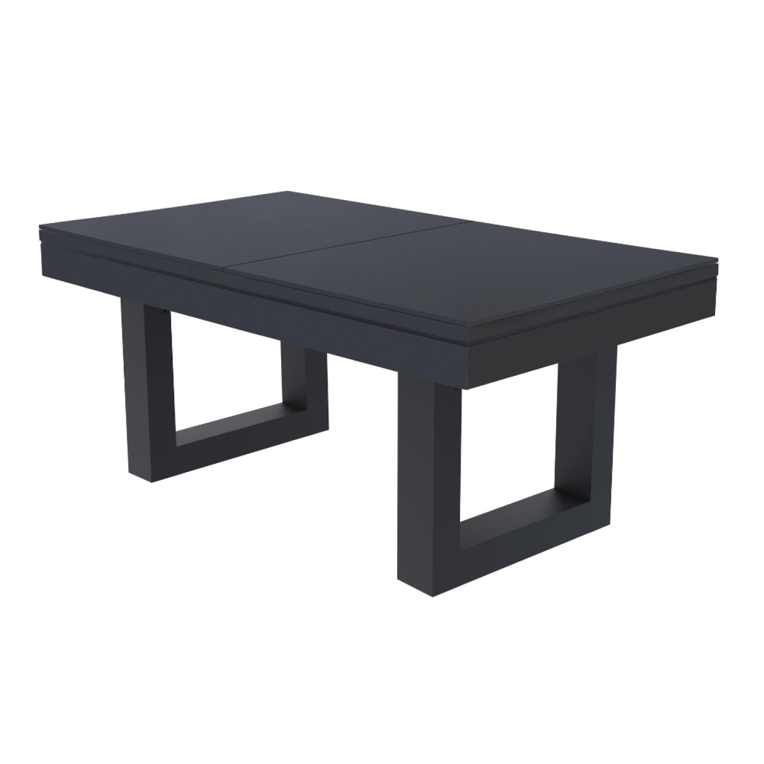 CONCEPT USINE | Table Multi-Jeux Billard et Ping-Pong Denver | Design Moderne Bois Noir | Table de Jeu ou Repas Salle à Manger | Matériaux de Qualité | en Famille ou Entre Amis | Accessoires Inclus
