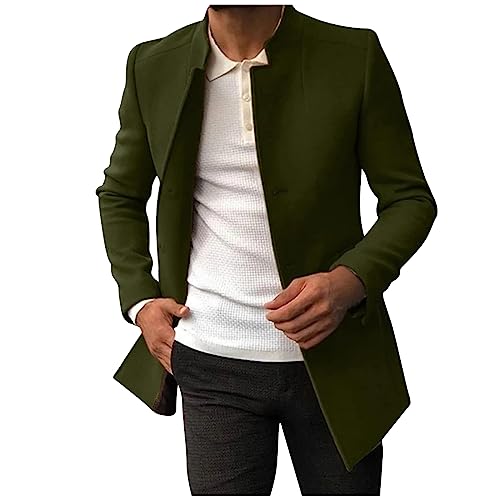 Mens Suit Blazer Jacket Lightweight Business Casual Jacket Office Work Coat Slim Fit Cardigan Plain Shirts Outerwear