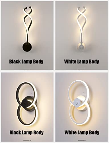 Applique murale LED dimmable pour chambre et salon moderne