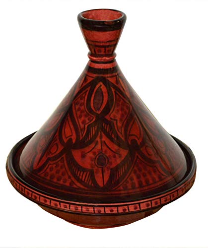 Moroccan Serving Tagine Moroccan Handmade Ceramic Tajine Dish Exquisite 8 Red ~ Tom