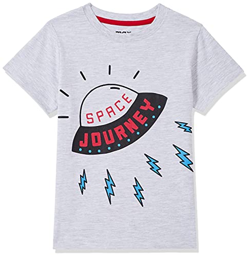 Image of Max Boys Printed Crew Neck T-Shirt