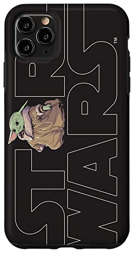 Logotipo de Star Wars y The Child Grogu de The Mandalorian Carcasa para iPhone 11 Pro Max