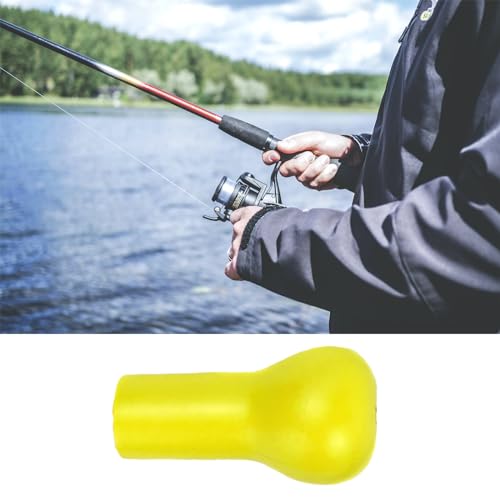 Fishing Rod Butt Cushion Cap Fish Tackle Accessories Floating EVA Foam Holder for Large Fishing Rods(Yellow) - Thumbnail 7