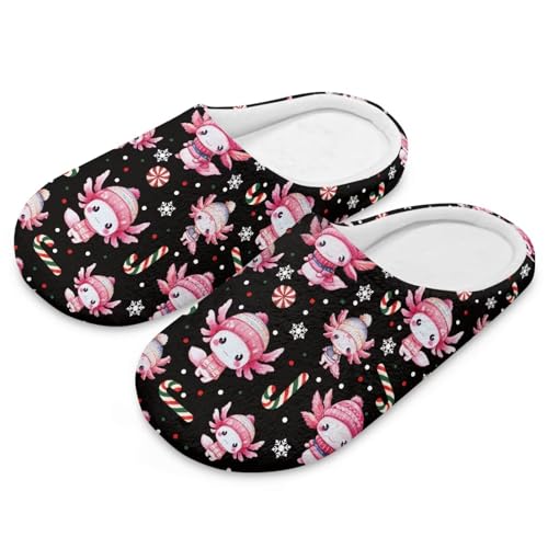 Slippers for Womens Warm Anti Slip House Slipper Comfortable Flannel Bedroom Shoes Indoor - Main Image