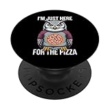 Photo Gallery divertente gufo "i m just here for the pizza" design foodie popsockets popgrip adesivo Photo Gallery divertente gufo "i m just here for the pizza" design foodie popsockets popgrip adesivo