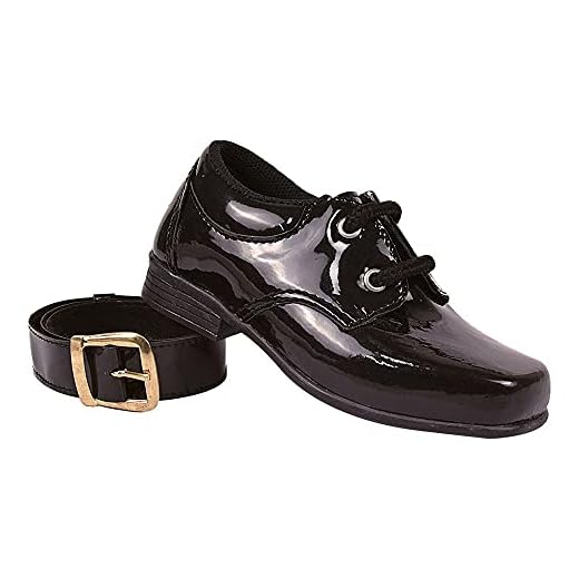 Sapato Social Infantil Menino Cadarço Preto Verniz com Cinto