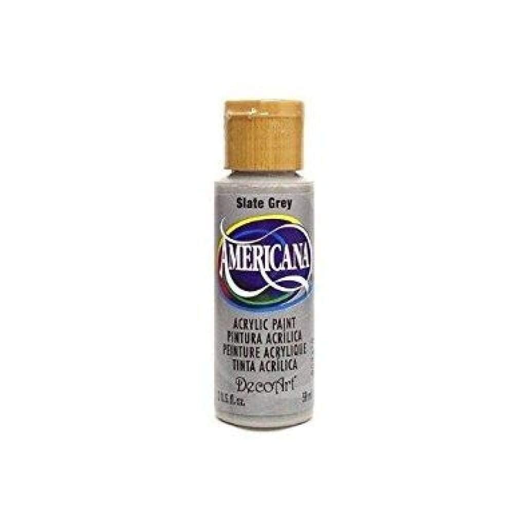 Decoart Grey Americana Acrylic Color, 2 Oz., Slate Gray