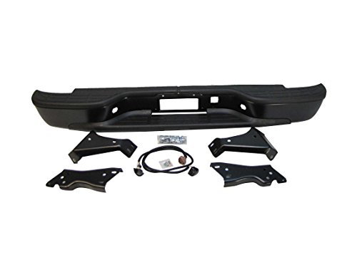 TKY CV40227D Silverado/Sierra Primed Black Replacement Complete Rear Bumper