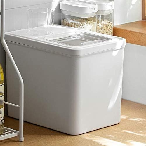 Clamshell Sealed Multifunctional Rice Bucket，Storage Box Kitchen Household Grain Dispenser Food Storage