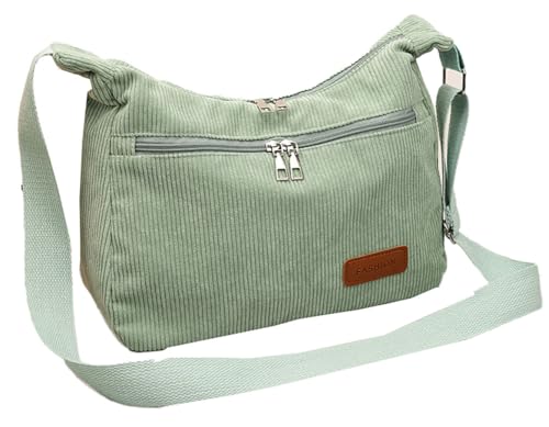 Women's Corduroy Pillow Crossbody Bag Convertible Underarm Tote Shoulder Purse Everyday shoulder Bag for Work