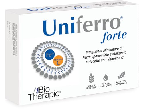 UNIFERRO FORTE® Integratore Ferro e Vitamina C, 30 Capsule
