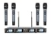 Martin Ranger 900MHz up UHF 4-Channel Modules Wireless Microphone System with 4 Handheld Microphone and Four Free Table Stand( Value $100.00)!