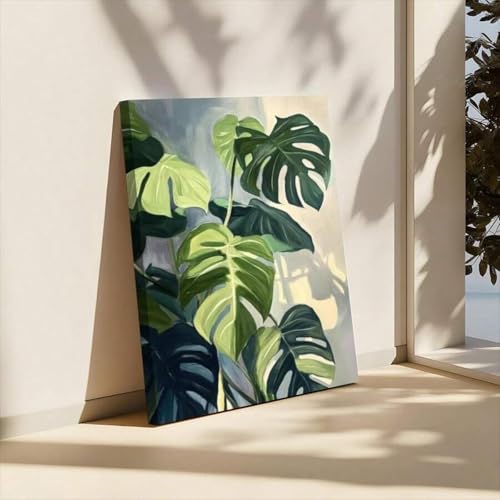 Affiche encadrée Monstera 60x80 cm pour salon et chambre