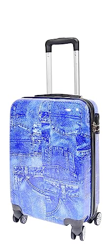 Bagage cabine rigide 4 roues pivotantes Detroit House Of Leather en ABS