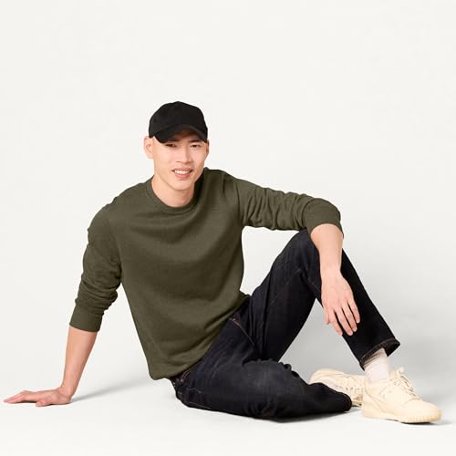Image of Amazon Essentials Men's Crewneck Fleece Sweatshirt with Ribbing (Available in Big & Tall)