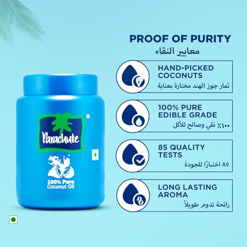 Parachute Coconut Oil - 600 ml (Easy Jar) - Image 7